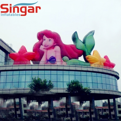 6m giant inflatable mermaid balloon,mermaid cartoon