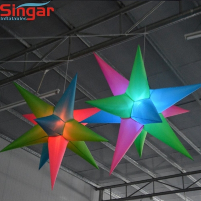 1.5m(4.9ft) inflatable lighting star balloon