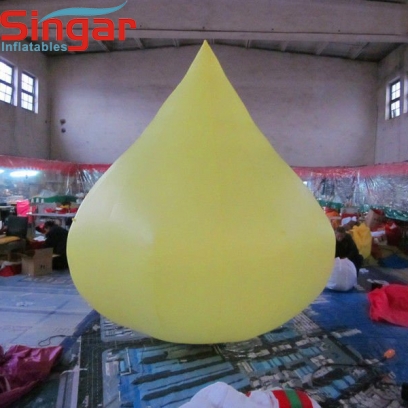 Event decoration inflatable illumination tusk with led bulb